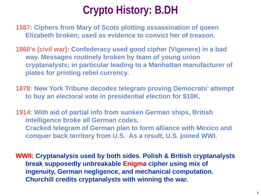 COS 433: Cryptography Princeton University Spring - slide 3 of 24