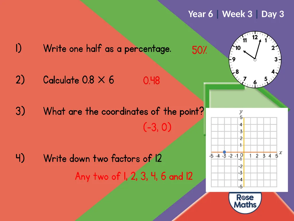 Year 6 | Week 3 | Day 3 Year 6 - slide 1 of 18