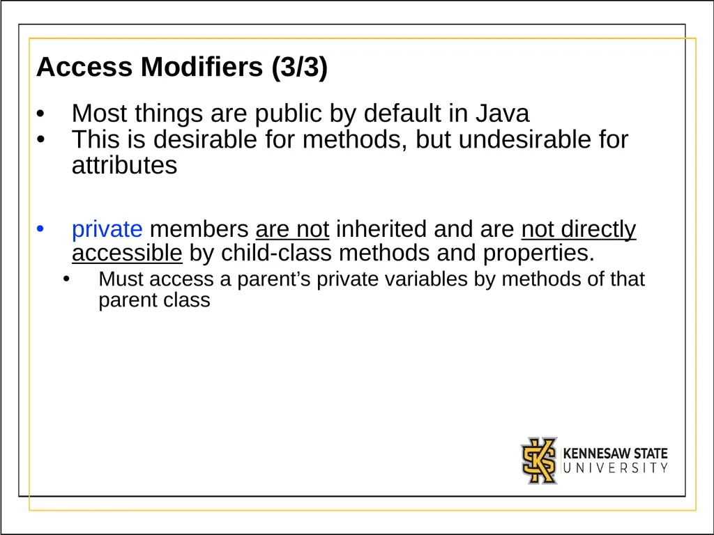 Module 3 Part 1 Inheritance UML - Unified Modeling - slide 29 of 32