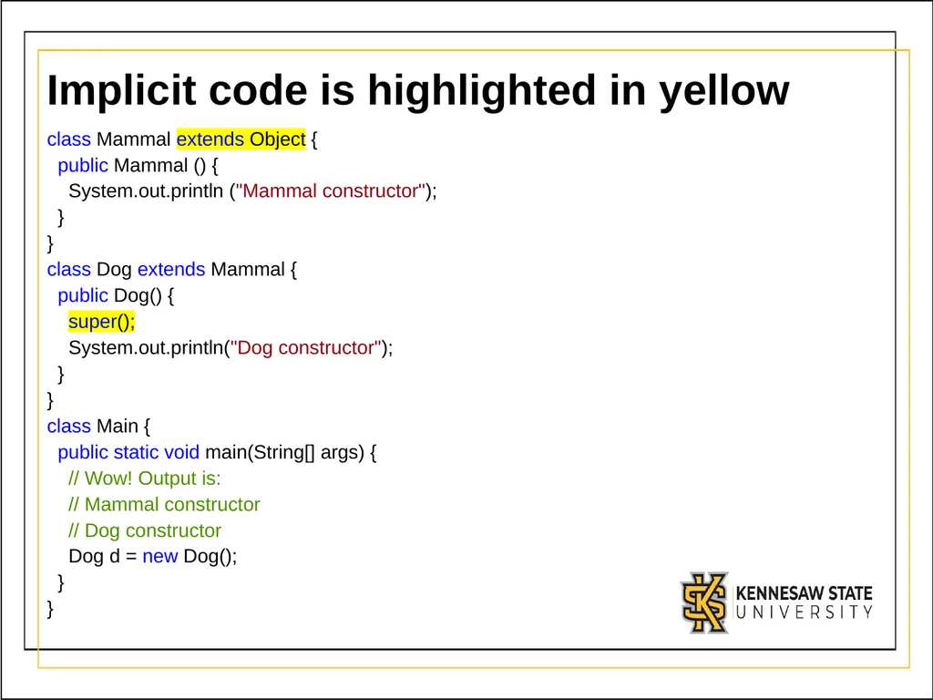 Module 3 Part 1 Inheritance UML - Unified Modeling - slide 25 of 32