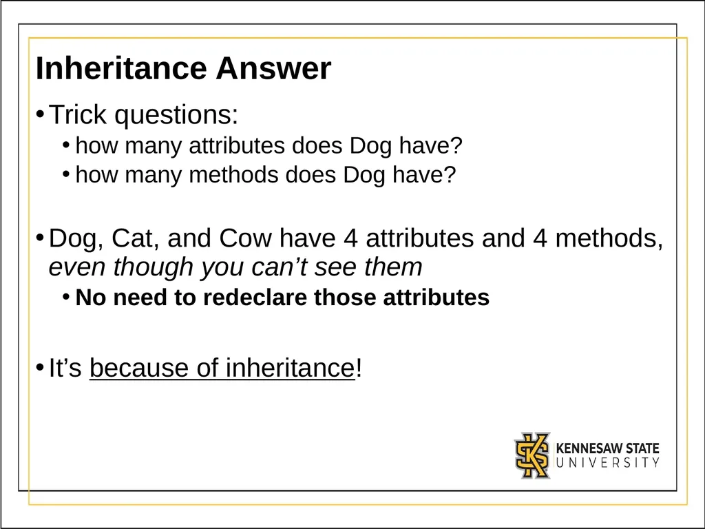 Module 3 Part 1 Inheritance UML - Unified Modeling - slide 9 of 32