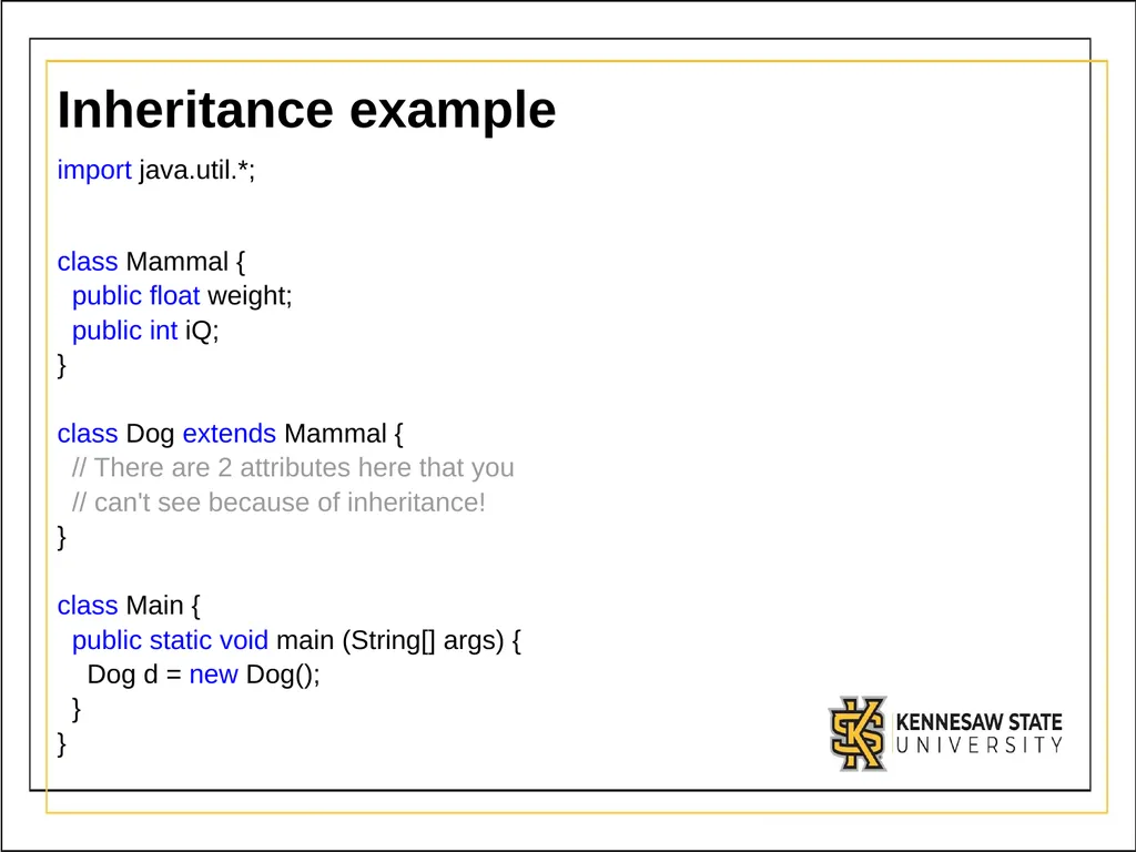 Module 3 Part 1 Inheritance UML - Unified Modeling - slide 12 of 32