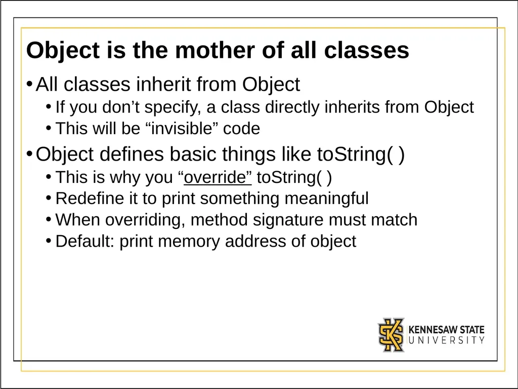 Module 3 Part 1 Inheritance UML - Unified Modeling - slide 16 of 32