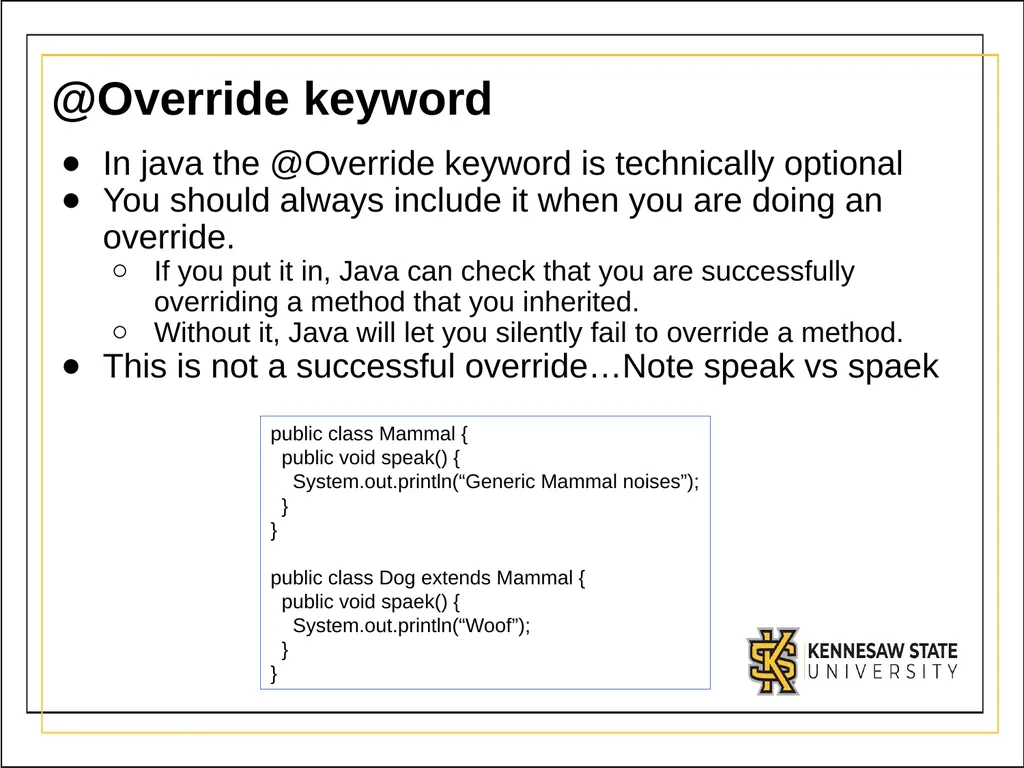 Module 3 Part 1 Inheritance UML - Unified Modeling - slide 15 of 32