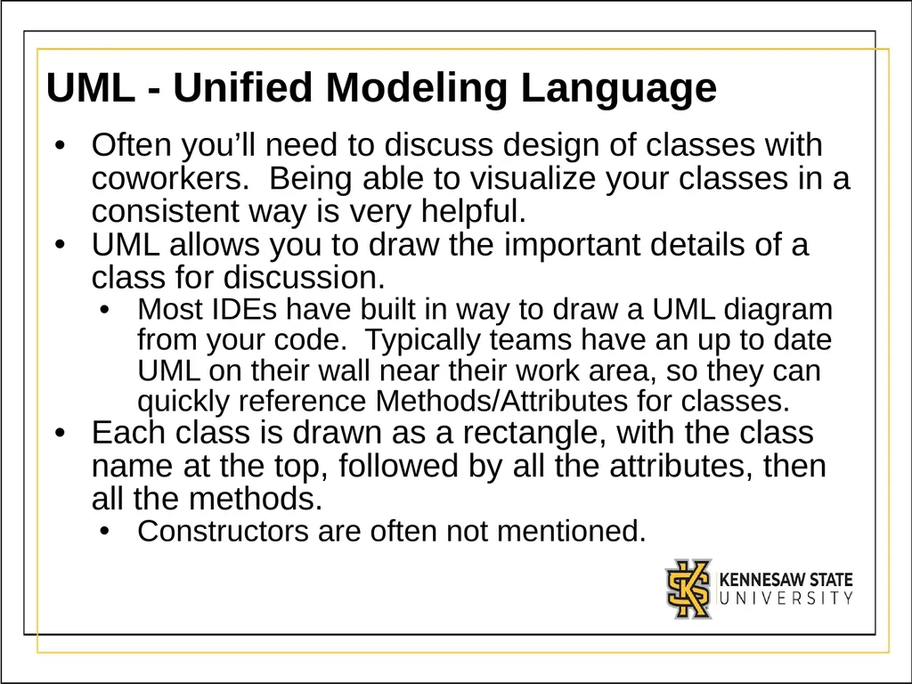 Module 3 Part 1 Inheritance UML - Unified Modeling - slide 2 of 32
