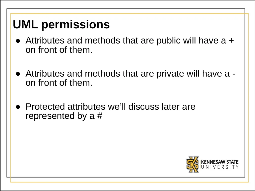 Module 3 Part 1 Inheritance UML - Unified Modeling - slide 3 of 32