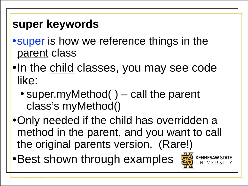 Module 3 Part 1 Inheritance UML - Unified Modeling - slide 22 of 32