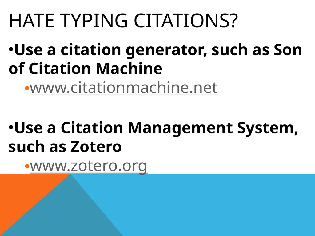 Citations & plagiarism How much do you know? - slide 14 of 15