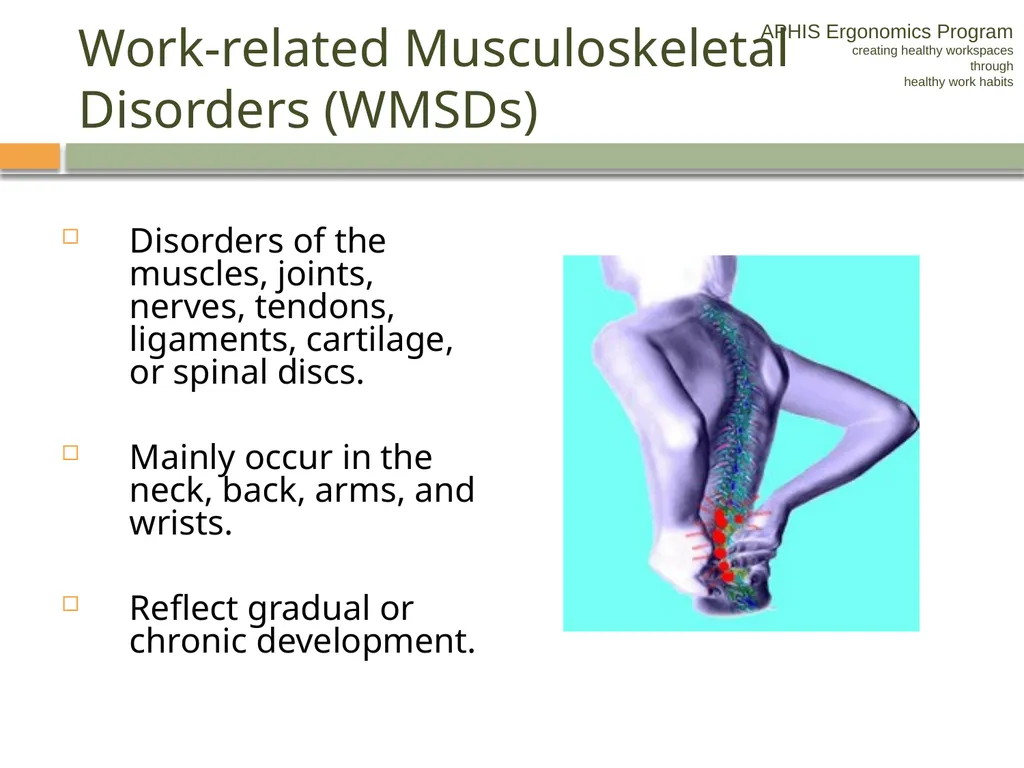 APHIS ERGONOMICS PROGRAM DRIVING Ergonomics - slide 4 of 62