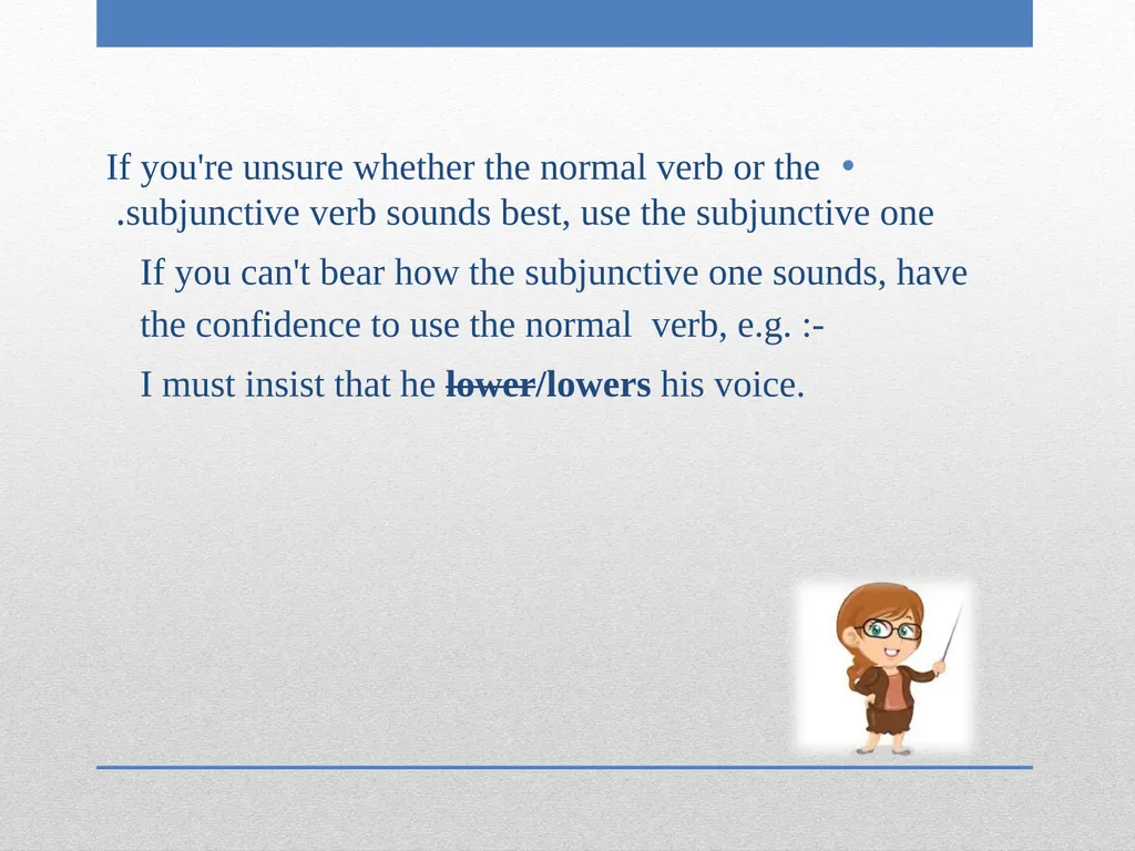 The Importance of Subjunctive Mood By Asst.Prof. - slide 4 of 5