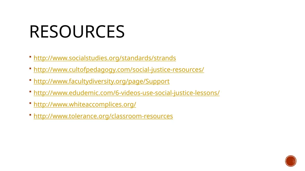 Social Justice, Diversity and Inclusion in the - slide 12 of 12