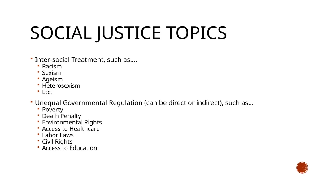 Social Justice, Diversity and Inclusion in the - slide 4 of 12