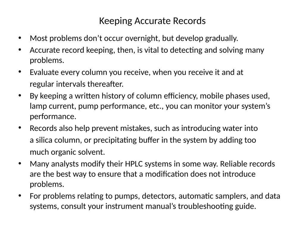 HPLC Troubleshooting Guide Sigma Aldrich Bulletin - slide 19 of 45