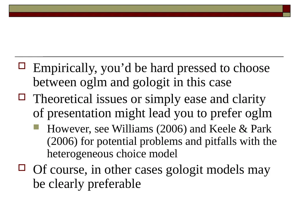 Interpreting and using heterogeneous choice & - slide 37 of 38