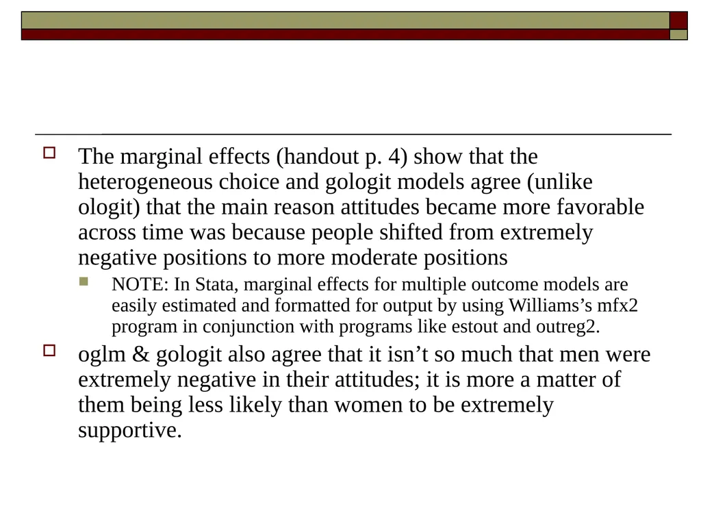Interpreting and using heterogeneous choice & - slide 35 of 38
