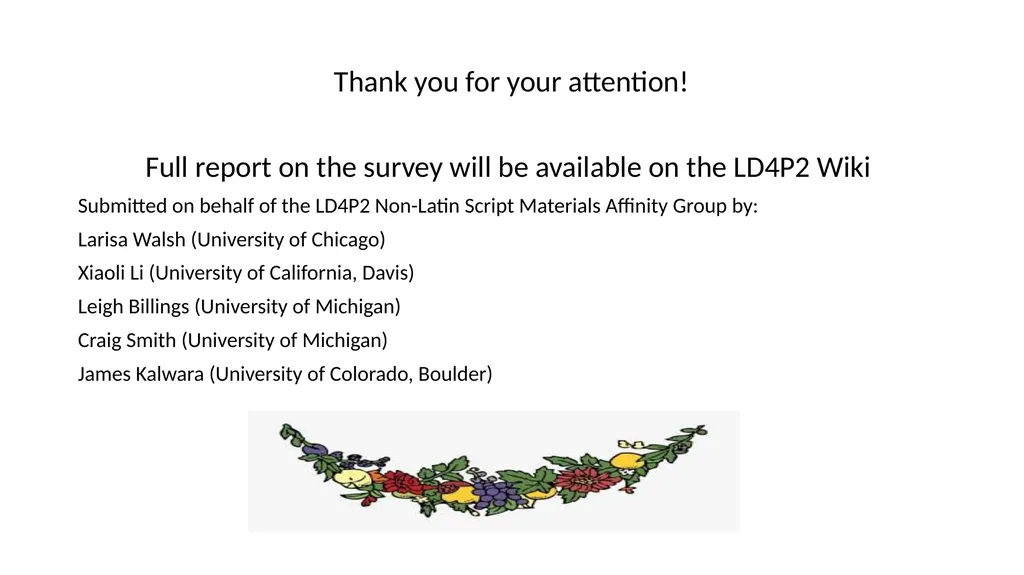 Linked Data for Production 2 Non-Latin Script - slide 23 of 23