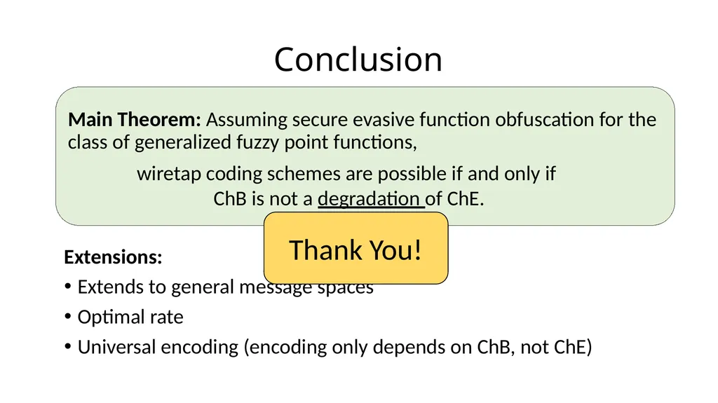 Beyond the Csiszár-Körner Bound: Best-Possible - slide 44 of 44