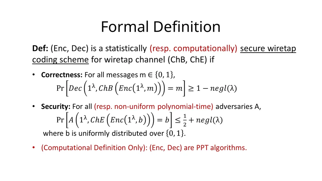 Beyond the Csiszár-Körner Bound: Best-Possible - slide 5 of 44