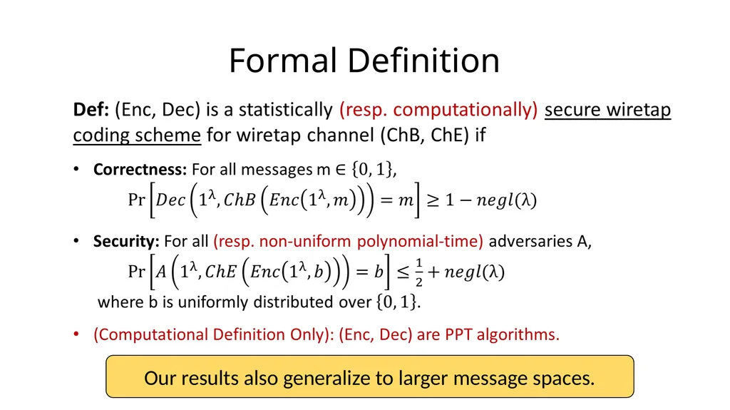 Beyond the Csiszár-Körner Bound: Best-Possible - slide 6 of 44