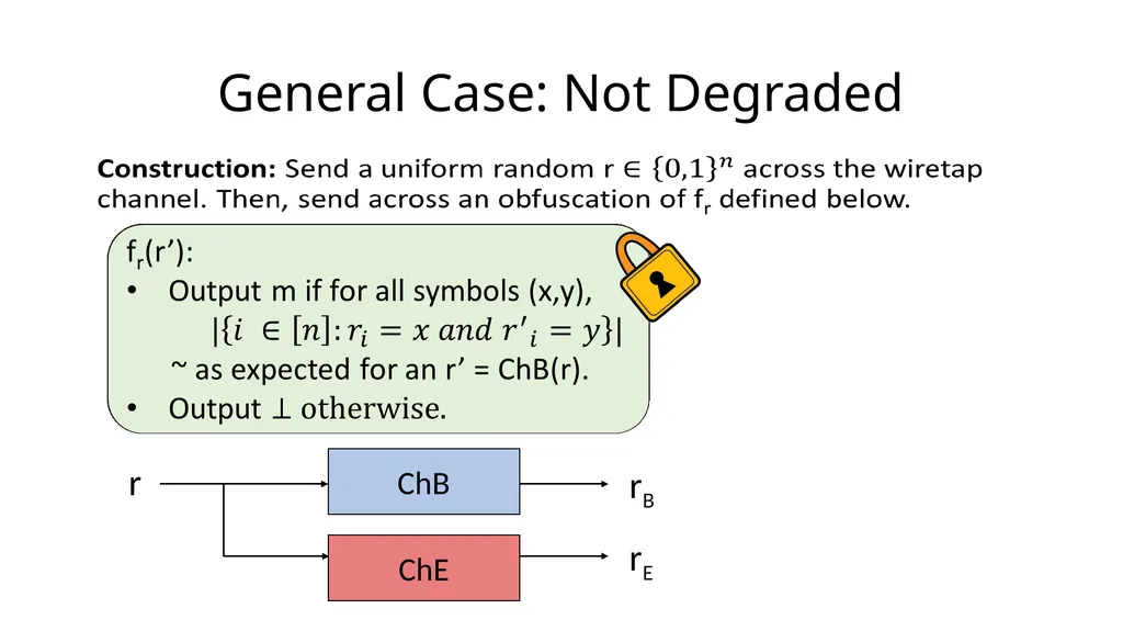 Beyond the Csiszár-Körner Bound: Best-Possible - slide 33 of 44