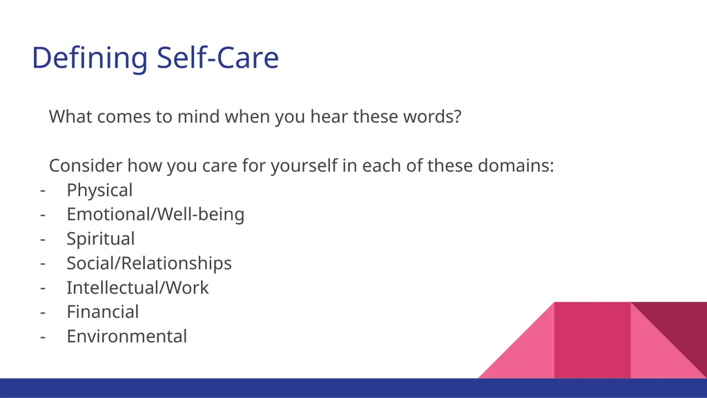 Self-Care: Building Your Resilience Toolkit - slide 3 of 13