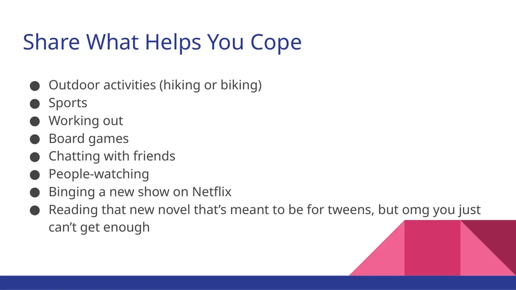 Self-Care: Building Your Resilience Toolkit - slide 5 of 13