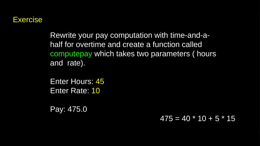 Functions Chapter 4 Python for Everybody - slide 24 of 25