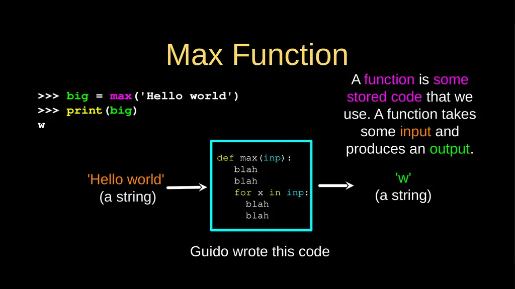 Functions Chapter 4 Python for Everybody - slide 7 of 25