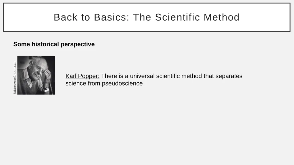The Basic Science Hypothesis What It Is and How to - slide 5 of 61