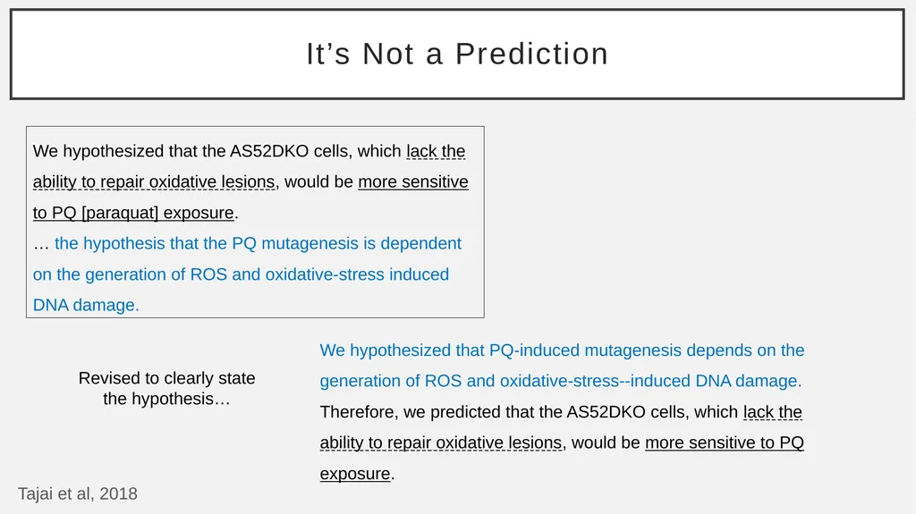 The Basic Science Hypothesis What It Is and How to - slide 31 of 61