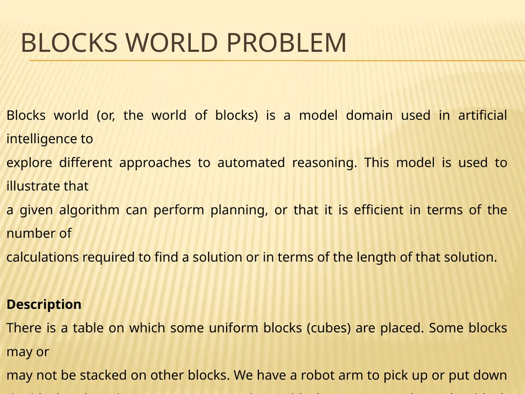 EXAMPLE AI-ProblemS MODULE - I 20MCA188 ARTIFICIAL - slide 17 of 24