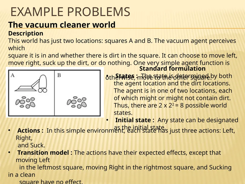EXAMPLE AI-ProblemS MODULE - I 20MCA188 ARTIFICIAL - slide 2 of 24