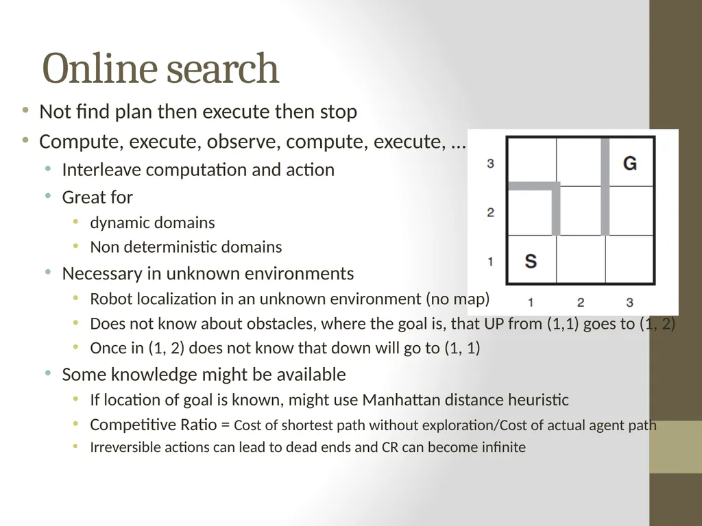 Artificial Intelligence CS482, CS682, MW 1 – 2:15, - slide 21 of 28