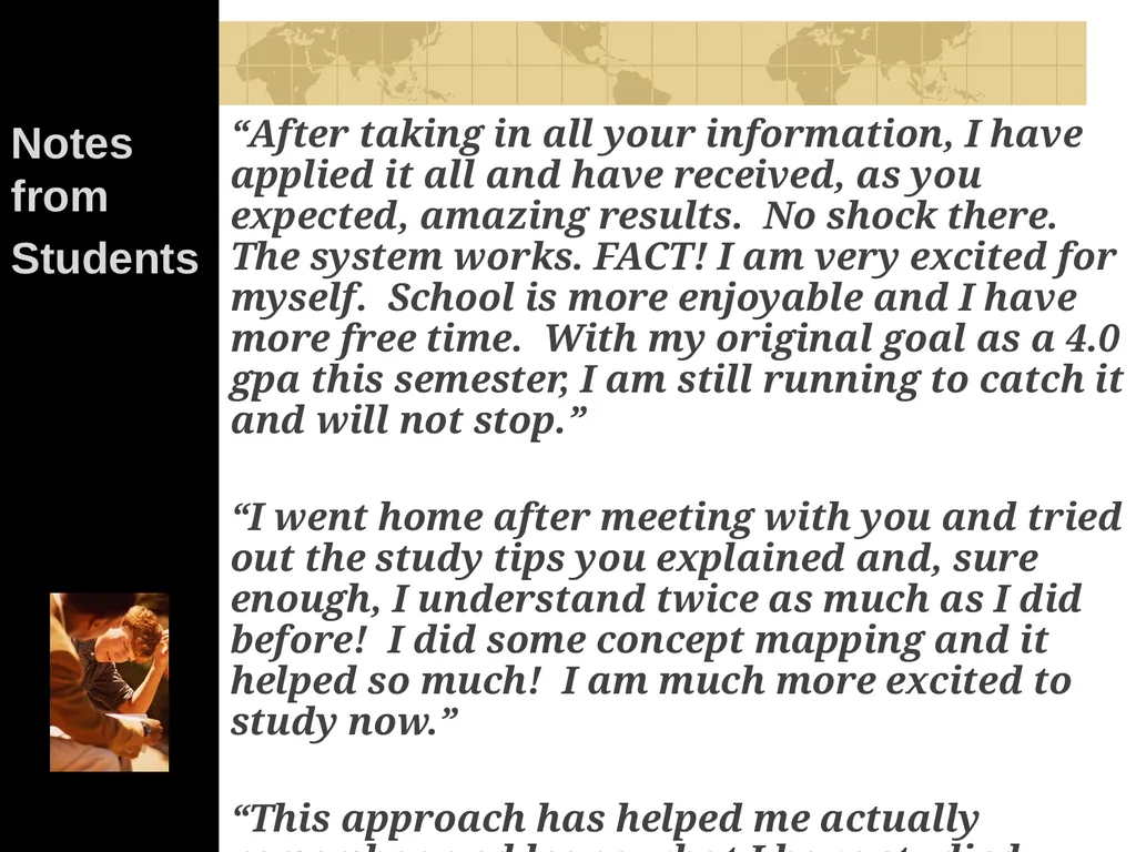 Acing Courses and Law School Exams: Metacognition - slide 4 of 56