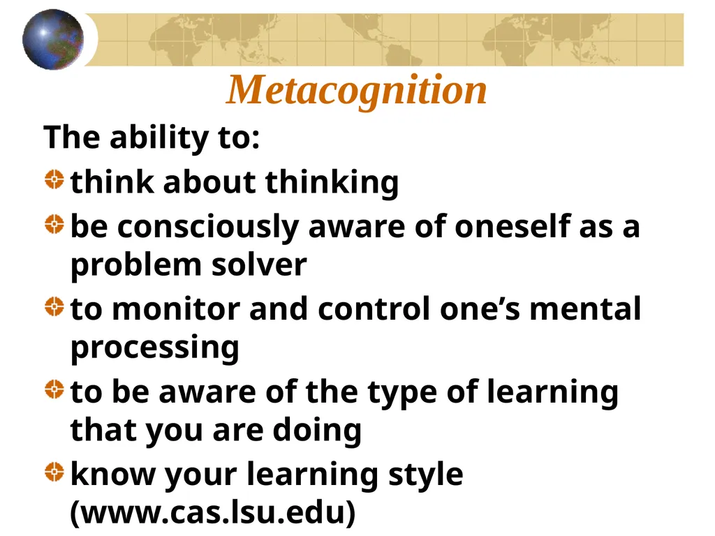 Acing Courses and Law School Exams: Metacognition - slide 13 of 56
