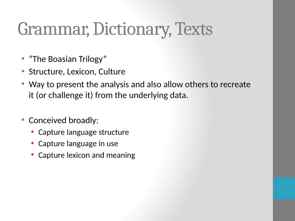 Tools for Language Documentation Claire Bowern - slide 14 of 31