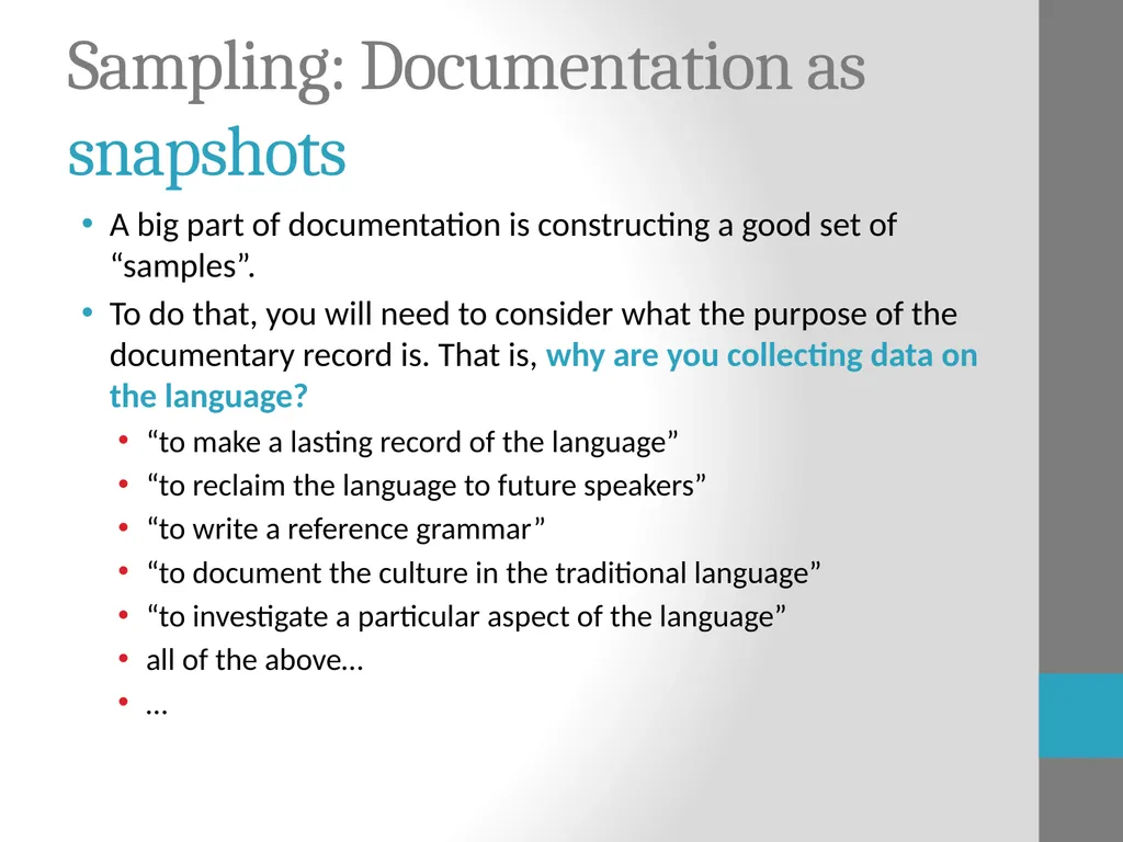 Tools for Language Documentation Claire Bowern - slide 15 of 31