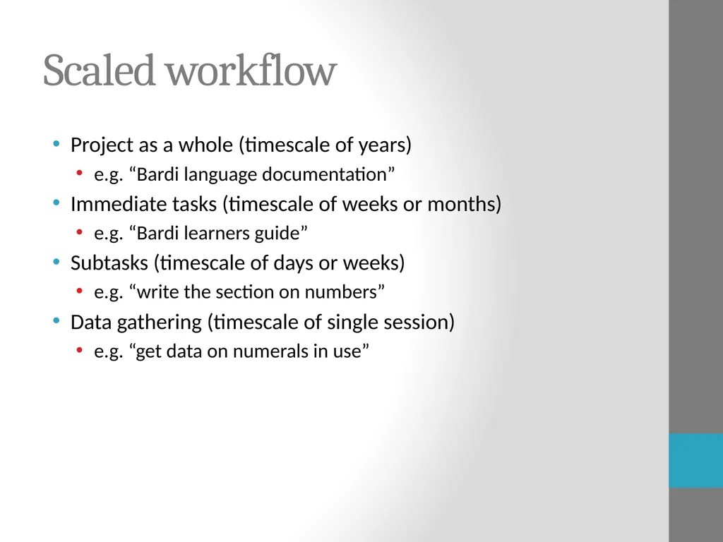 Tools for Language Documentation Claire Bowern - slide 21 of 31