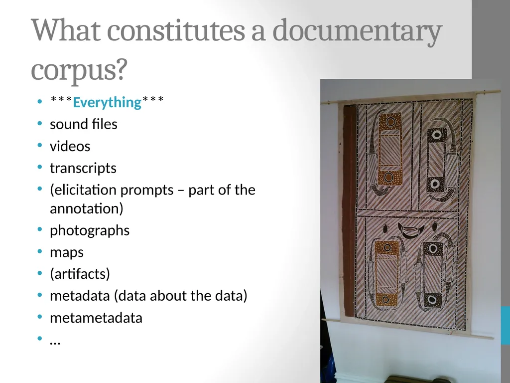 Tools for Language Documentation Claire Bowern - slide 18 of 31