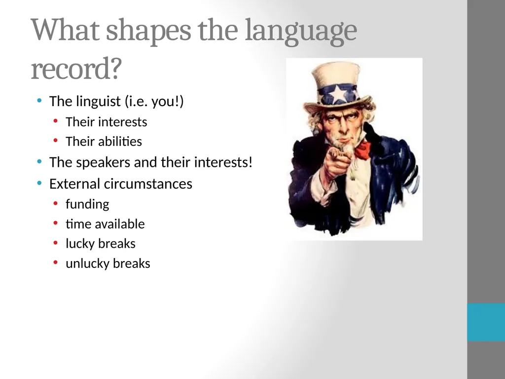 Tools for Language Documentation Claire Bowern - slide 9 of 31
