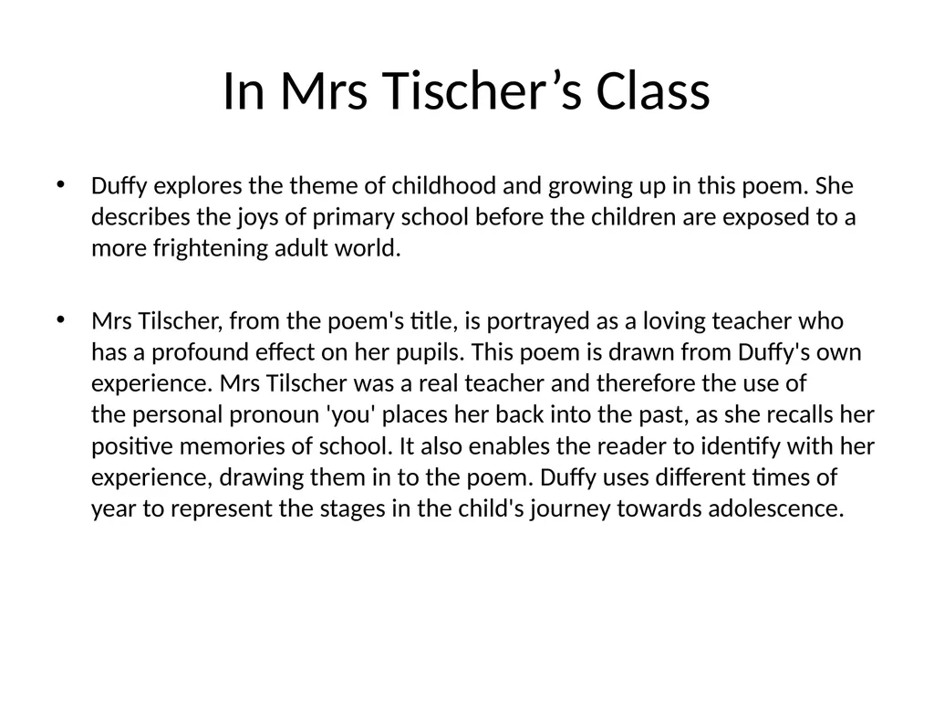 Critical Reading Section 1: Scottish Set Texts The - slide 14 of 17