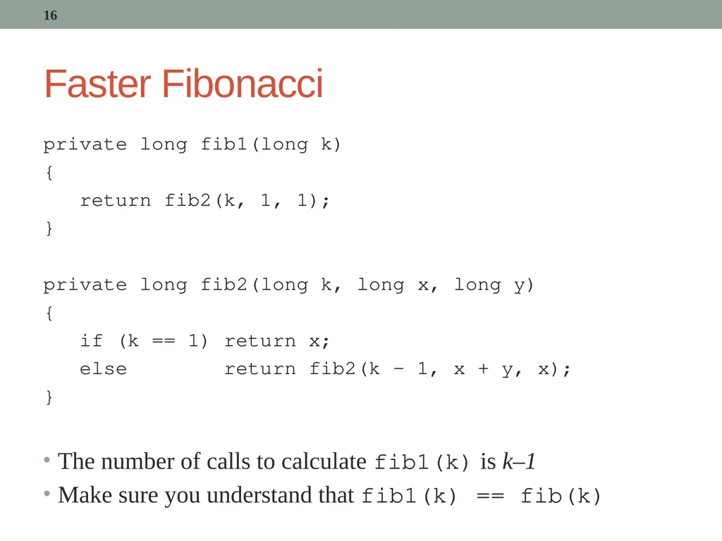 Recursion CITS1001 2 Scope of this lecture Concept - slide 16 of 40