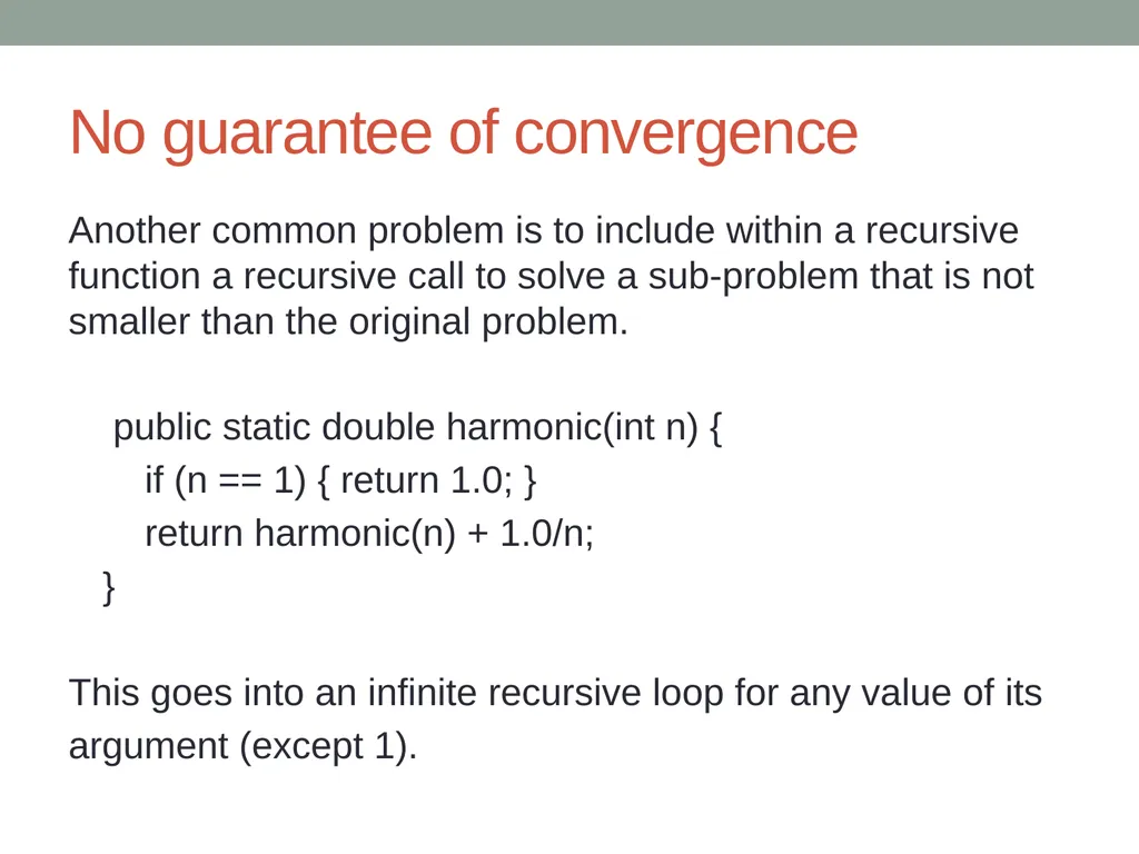 Recursion CITS1001 2 Scope of this lecture Concept - slide 35 of 40