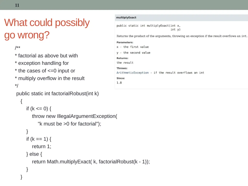 Recursion CITS1001 2 Scope of this lecture Concept - slide 11 of 40