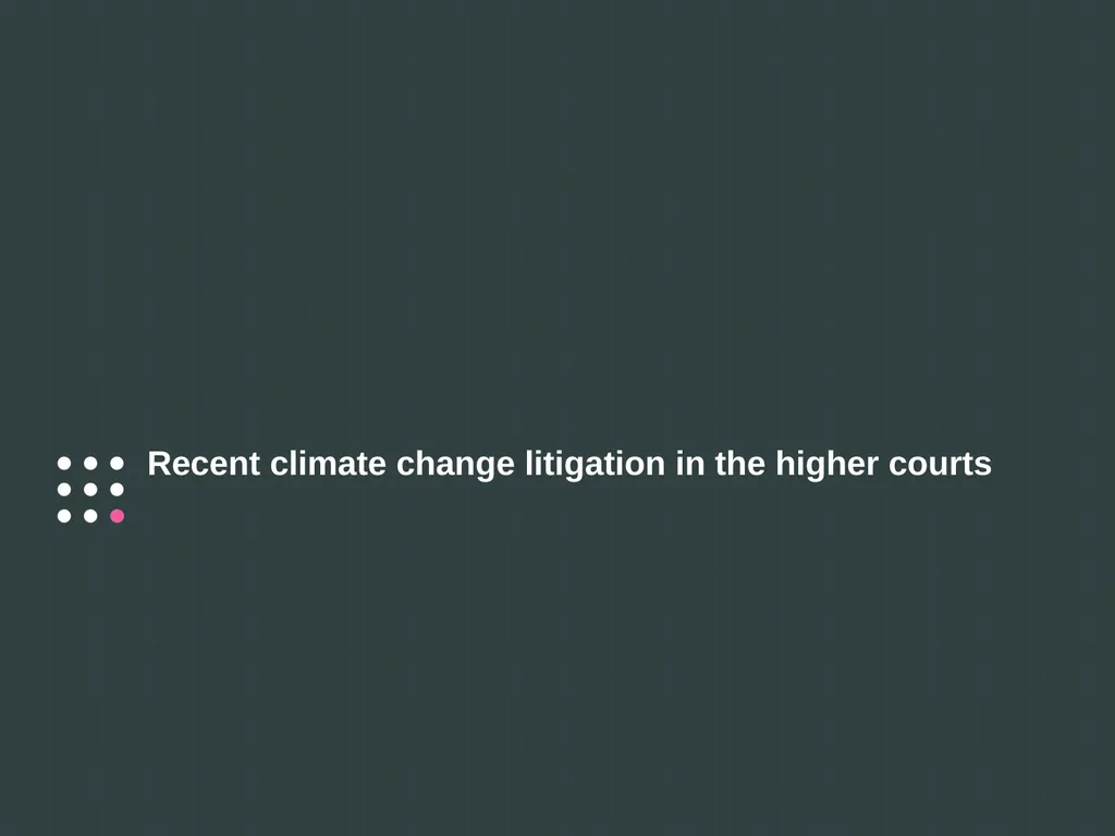 Climate Change Litigation Rowan Clapp, Asitha - slide 20 of 24