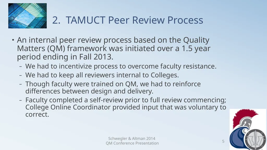 Research Analysis of Faculty Peer Review Comments - slide 5 of 50