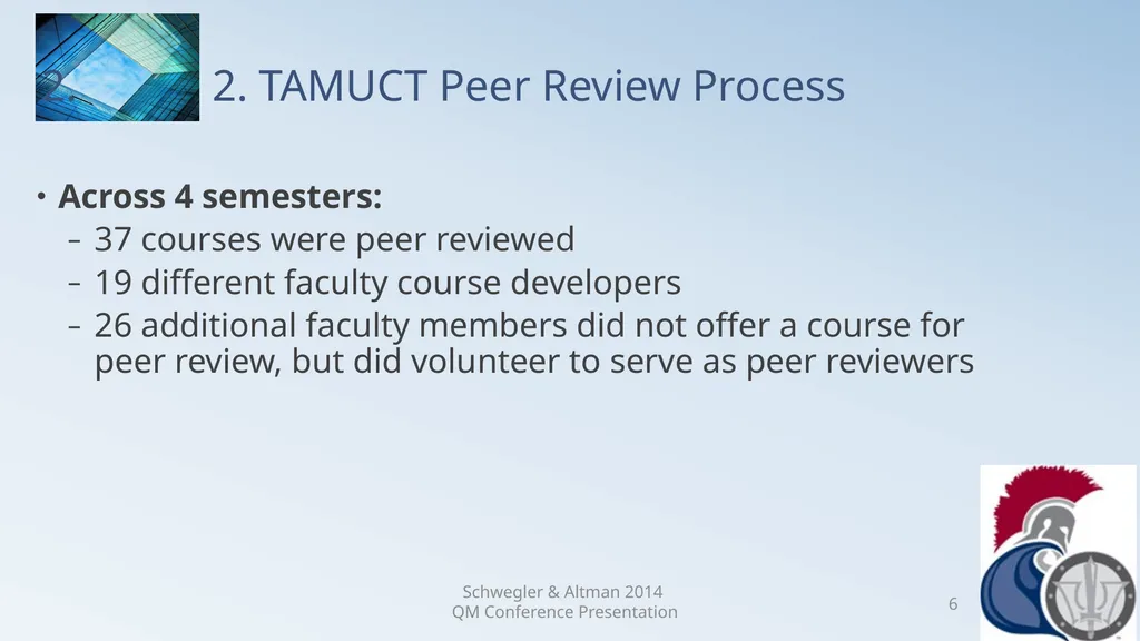 Research Analysis of Faculty Peer Review Comments - slide 6 of 50