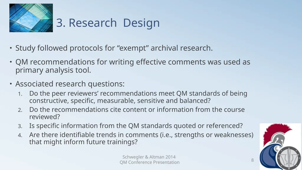 Research Analysis of Faculty Peer Review Comments - slide 8 of 50