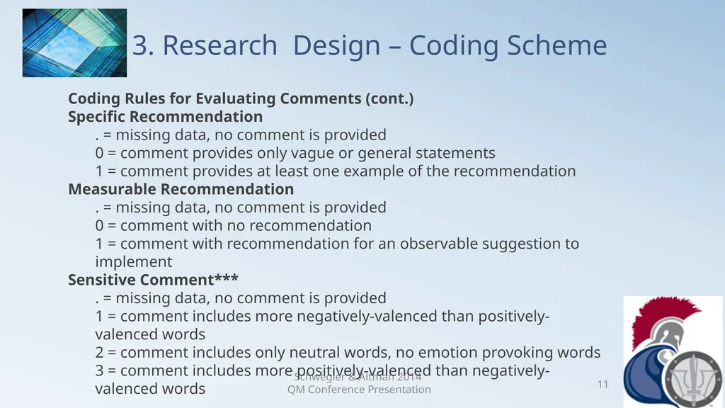 Research Analysis of Faculty Peer Review Comments - slide 11 of 50