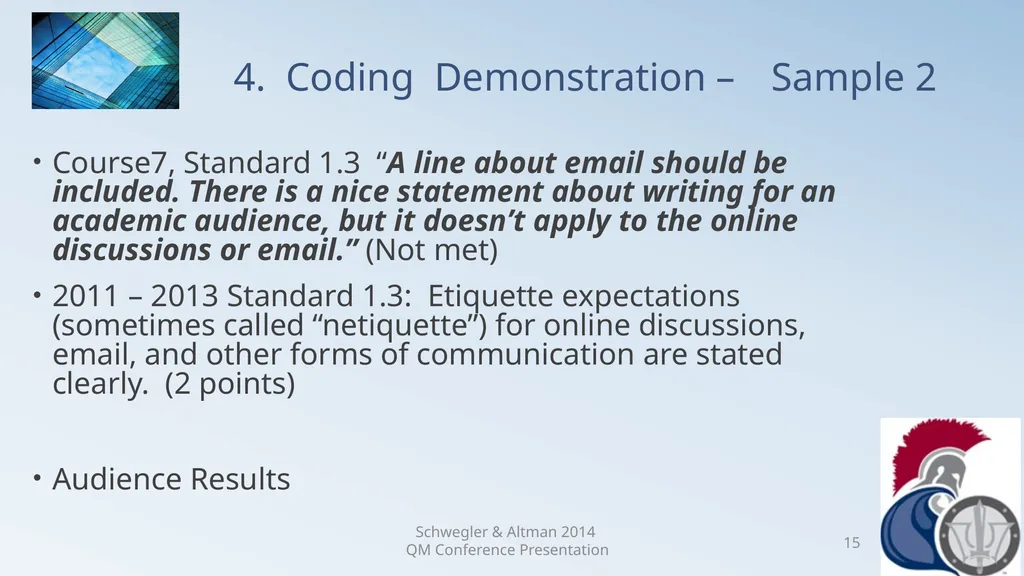Research Analysis of Faculty Peer Review Comments - slide 15 of 50